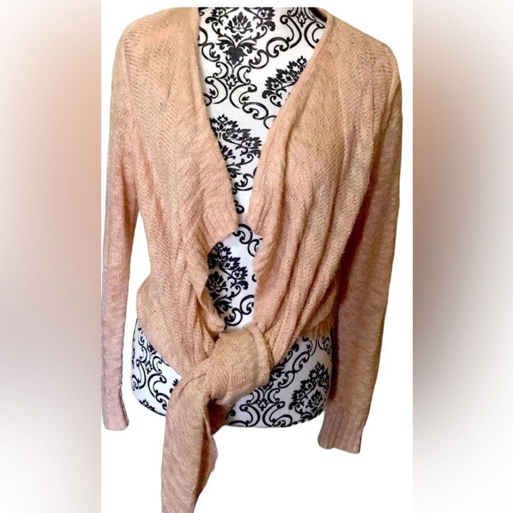 Vintage Knit Sweater Wrap XS